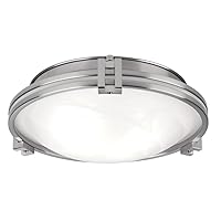 Possini Euro Design Deco Modern Close to Ceiling Light Flush Mount Fixture 12 3/4