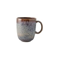 Villeroy & Boch Lave Beige Mug with Handle, Elegant Earthenware Handle, 400 ml, Dishwasher Safe