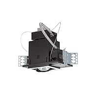 Jesco Lighting MGMH3039-1EWB Modulinear Directional Lighting for New Construction, Double Gimbal Metal Halide 39W PAR30 1-Light Linear, Black Interior with White Trim
