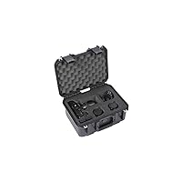 SKB Cases iSeries Military-Grade Waterproof Hard Case with PE Foam and Trigger Release Latches for Blackmagic Pocket Cinema Camera 6K or 4K