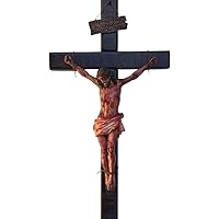Realistic Crucifix Christ Wound For Meditation, Wall Cross, Domestic Altar, Catholic Gift, Bloody Crucifix, Passion Crucifix, 19.68 in