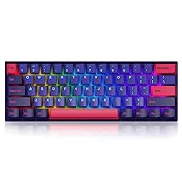 EPOMAKER ACR98 Mini 78-Key Wired Hotswap Mechanical Gaming Keyboard with Acrylic Case & RGB Backlight, Double-Shot PBT Keycaps, NKRO Programmable for Gamers/Mac/Win (Gateron Green Switch)