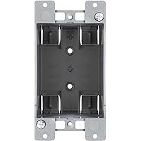 Newhouse 1-Gang PVC Electrical Outlet Box - 14 cu. in., for Switches, GFCI and Duplex Receptacles, 1-Pack