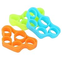 Finger Exerciser,Hand Grip Strengthener, (3PCS) Grip Strength Trainer Forearm grip workout, Finger Stretcher, Relieve Wrist & Thumb Pain, Carpal tunnel, Great for Rock Climbing and More, Hand Gr