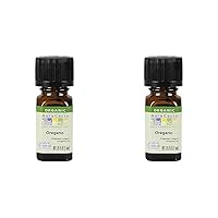 Aura Cacia Aromatherapy 100% Organic Essential Oil, Oregano - 0.25 Oz (Packaging May Vary) (Pack of 2)