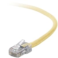 Belkin A3L791-01-YLW Network Cable-RJ-45 (M)-RJ-45 (M)-1 ft-utp-(Cat 5E)-Yellow