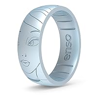 Enso Rings Disney Princess and Villains Silicone Ring - Comfortable and Flexible Design - 6.6mm Wide and 1.75mm Thick