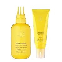 By Taraji Hair And Scalp Treatment Set! Mint Scalp Conditioner Helps Scalp And Hair Replenish, Moisturize and Soften! Sugar Scalp Scrub That Renew, Exfoliate and Cleanses Hair & Scalp!