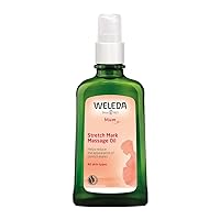 Weleda Stretch Mark Pregnancy Massage Oil, 3.4 Fluid Ounce, Plant Rich Oil with Vitamin E, Sweet Almond, Jojoba and Arnica Oils