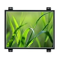 15'' inch Monitor 1024x768 4:3 DVI VGA Quick Easy Installation Metal Shell Embedded Open Frame LCD Screen Monitor for PC Display, Medical Industrial Equipment with Power On Boot K150MN-DV