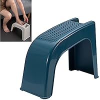 Bathroom Shower Stool for Shaving Legs, Pedicure Stools, Footstools,for Nail Art, with Anti-Slip Particles and Storage Slots, Suitable for Bathrooms, Nail Salons