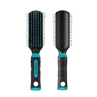 Conair Salon Results Hairbrush - Hair brush - Hairbrush for Men and Women - Detangling Hair Brush - Hairbrush for All Hair Types with Nylon Bristles