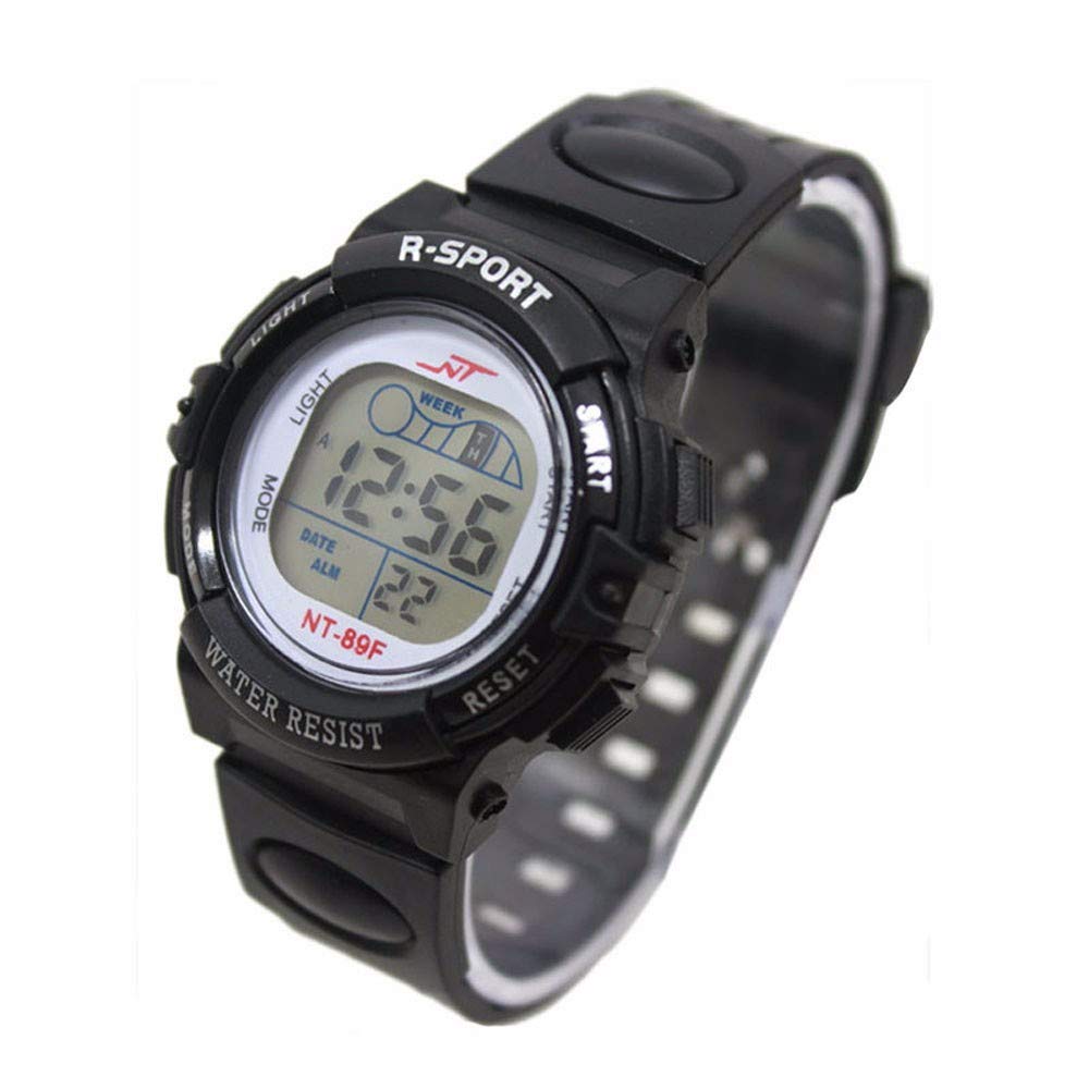 Smart Watch Games Digital Date LED Sport Light Alarm Boy Watch Girl Wrist Multifunction Kid's Watch
