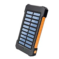 Solar Mobile Power 10000Mah, Outdoor Camping Lamp Charging Treasure, Compatible Smartphones, Ipad, Bluetooth Speaker and More 5