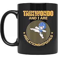 Personalized Taekwondo Coffee Mug - Taekwondo And I Are Relationship Goals Funny Coffee Mug Tea Cups Gifts For Friends, Family, Coworker, Father, Mother On Holidays, New Year, Birthday Cup 833605