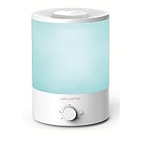 Cool Mist Humidifiers for Babies, Bedroom, Nursery, Home and Office | Super Quiet Ultrasonic Vaporizer, Large Top-Refill 3.5L, Essential Oil Diffuser, Auto Off, Easy Clean
