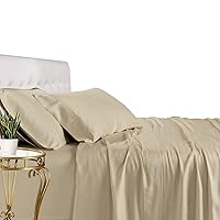 Mulberry Silk Bed-Sheets 4-Piece Bedding Set- 19 Momme Pure 15