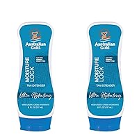 Australian Gold Moisture Lock Tan Extender Moisturizing Lotion, 8 Ounce | Nourish Skin and Lock in Color | Enriched with Aloe & Vitamin E (Pack of 2)