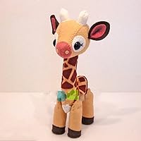 WellieSTR 1 Set Sew Giraffe Craft Kit Kids DIY Crafting and Sewing Set Giraffe Stuffed Animal Felt Plushie for Girls and Boys Educational Beginners Sewing Set