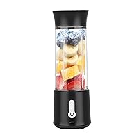 Portable Juicer, USB Rechargeable Mini Juicer Cup, High Power and Long Battery Life, Full Body Waterproof, Smoothie and Minced Meat Mixer,Black