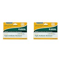 Triple Antibiotic Ointment | First Aid | Pain Relief + Infection Protection | 1.0 oz (Pack of 2)