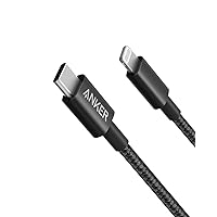 Anker iPhone Fast Charging Cable - 6ft Nylon USB-C to Lightning Cord, MFi Certified for iPhone 13/12/11/X/8, AirPods Pro, Durable for Daily Use, Ideal for Travel
