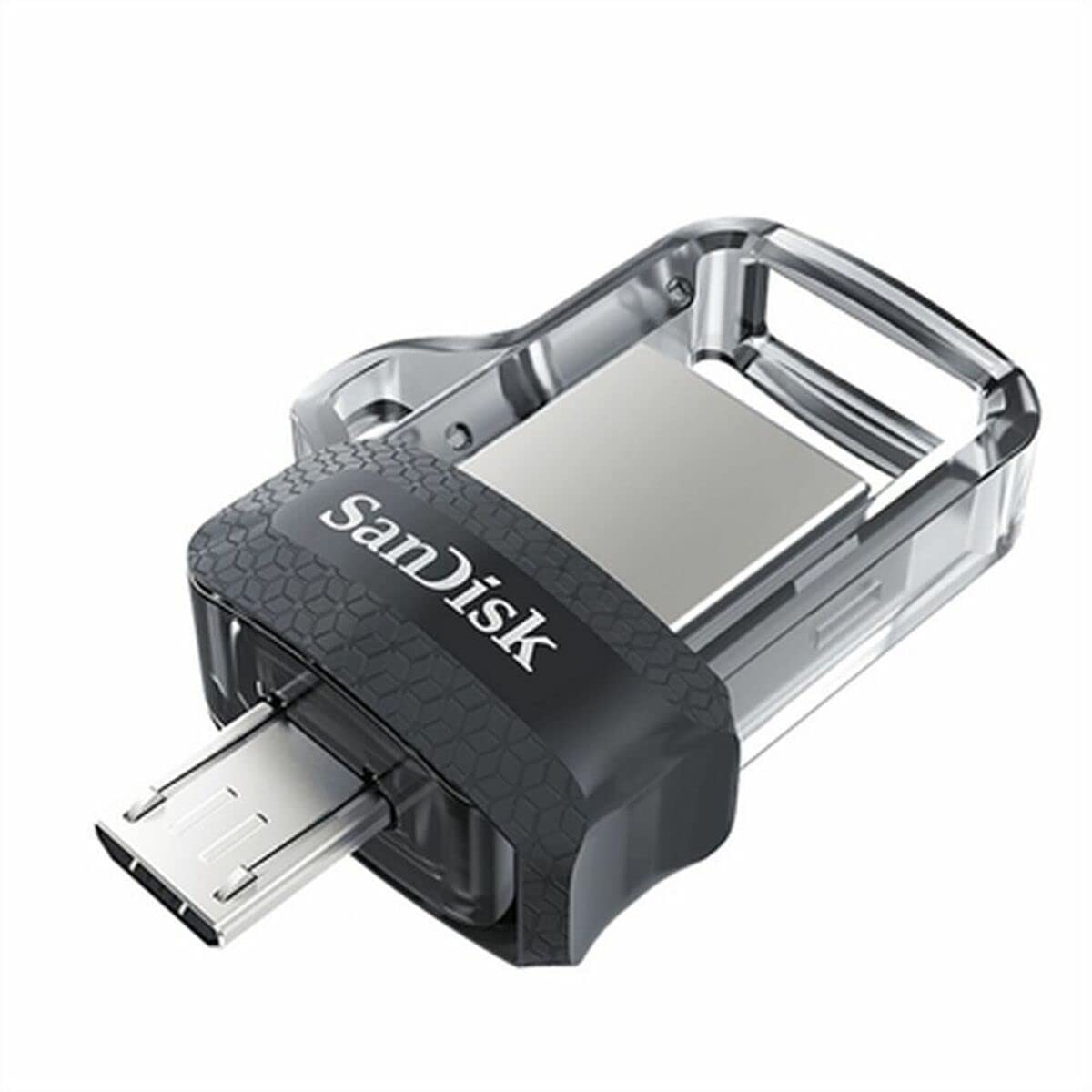 SanDisk 128GB Ultra Dual Drive m3.0 for Android Devices and Computers - microUSB, USB 3.0 - SDDD3-128G-G46, Black