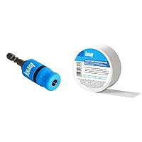 Knauf Screw Attachment with Bit Holder for Cordless Screwdrivers and Hand Drills & EASY-TAPE Joint Cover Tape for Stabilising and Filling Joints - 48mm x 45m