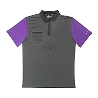 Rory McIlroy Autographed Dark Grey and Purple Nike Polo, UDA -L25