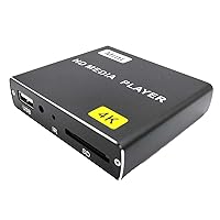 HDMI Media Player Mini Size 4K 1080P Full-HD Digital Media Player Support HDMI/AV Output - axGear