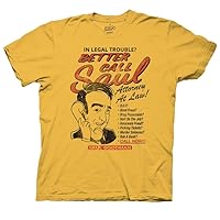 Better Call Saul TV Series Men’s Short Sleeve T-Shirts Officially Licensed