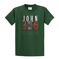 Christian John 3:16 with Nails for God So Loved The World Jesus Men's Short Sleeve T-Shirt