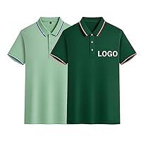 DIY Business Custom Logo Company Professional Polo Shirt Collective Men's and Women's Work Clothes Uniform Solid Color