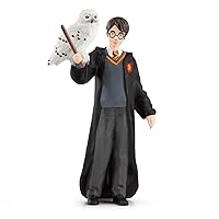 Schleich Wizarding World of Harry Potter 2-Piece Set with Harry Potter & Hedwig Collectible Figurines for Kids Ages 6+