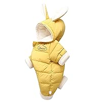 Boys Snowboard Coat Ear Hooded Infant Girls Winter Jacket Rabbit Baby Coat Boys Outerwear Jumpsuit Softball Winter Coat