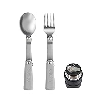 Replacement Spoon and Dinner Forks Compatible with Thermos Food Jar 16 Oz,BPA free (1 Spoon,1 Dinner Forks)