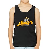 Construction Truck Kids' Jersey Tank - Car Graphic Sleeveless T-Shirt - Cool Kids' Tank Top