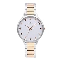 Radiant Grace Womens Analog Quartz Watch with Stainless Steel Gold Plated Bracelet RA489202