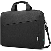 Lenovo Laptop Carrying Case T210, 15.6-Inch Laptop and Tablet, Sleek Design, Durable and Water-Repellent Fabric, Business or School, GX41L83769 Casual Toploader - Eco Black