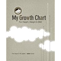 My Growth Chart (Boys 2-20 Years): For Height, Weight & Bmi