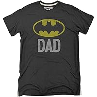 Popfunk Official Batman Batman Dad Adult Unisex Classic Ring-Spun T-Shirt Collection