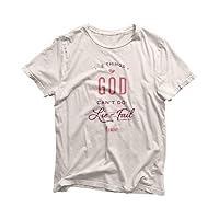 2 Things God Can't Do Lie or Fail T-Shirt - Christian Religious Shirt - Christian T-Shirt