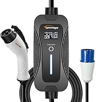 Efficient Level 2 Portable EV Charger – 32A 1 Phase 7.2KW, Adjustable Current, 5M Cable T1 Without Adapter