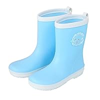 Blue Elephant Cartoon Character Rain Shoes Children's Rain Shoes Boys And Girls Water Shoes Baby Rain Boots 6 Months Old