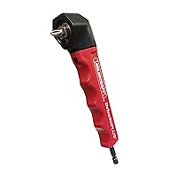 Milescraft 1303 Drive90PLUS Impact Ready Right Angle Drill Attachment - Perfect for Drilling or Driving in Tight Spaces - Minimum Reach of 1.5 in. - Accepts Most 1/4 in. Hex Accessories