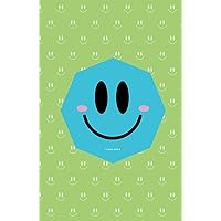 Smiley Face Notebook: 5.5 x 8.5 inches (139.7mm x 215.9mm), 120 pages