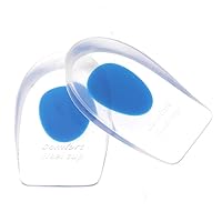 Silicone Gel Heel Cups 3 Pack – Shoe Insert & Pad for Heel Pain & Foot Support