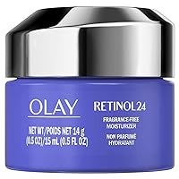 Olay Regenerist Retinol 24 + Peptide Night Face Moisturizer, Fragrance-Free, Trial Size 0.5 oz