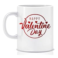 Valentine's Day Gift Printed Ceramic Mug and Keychain and Tea Coaster Combo || Pack of 3 (Coffee Mug, Keychain, Teacoaster) Best Valentine Gift for loving One || Special Mockup STYLE-43