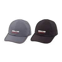 Unisex Logo Hat, 2-Pack (Adjustable fit, Grey and Black)